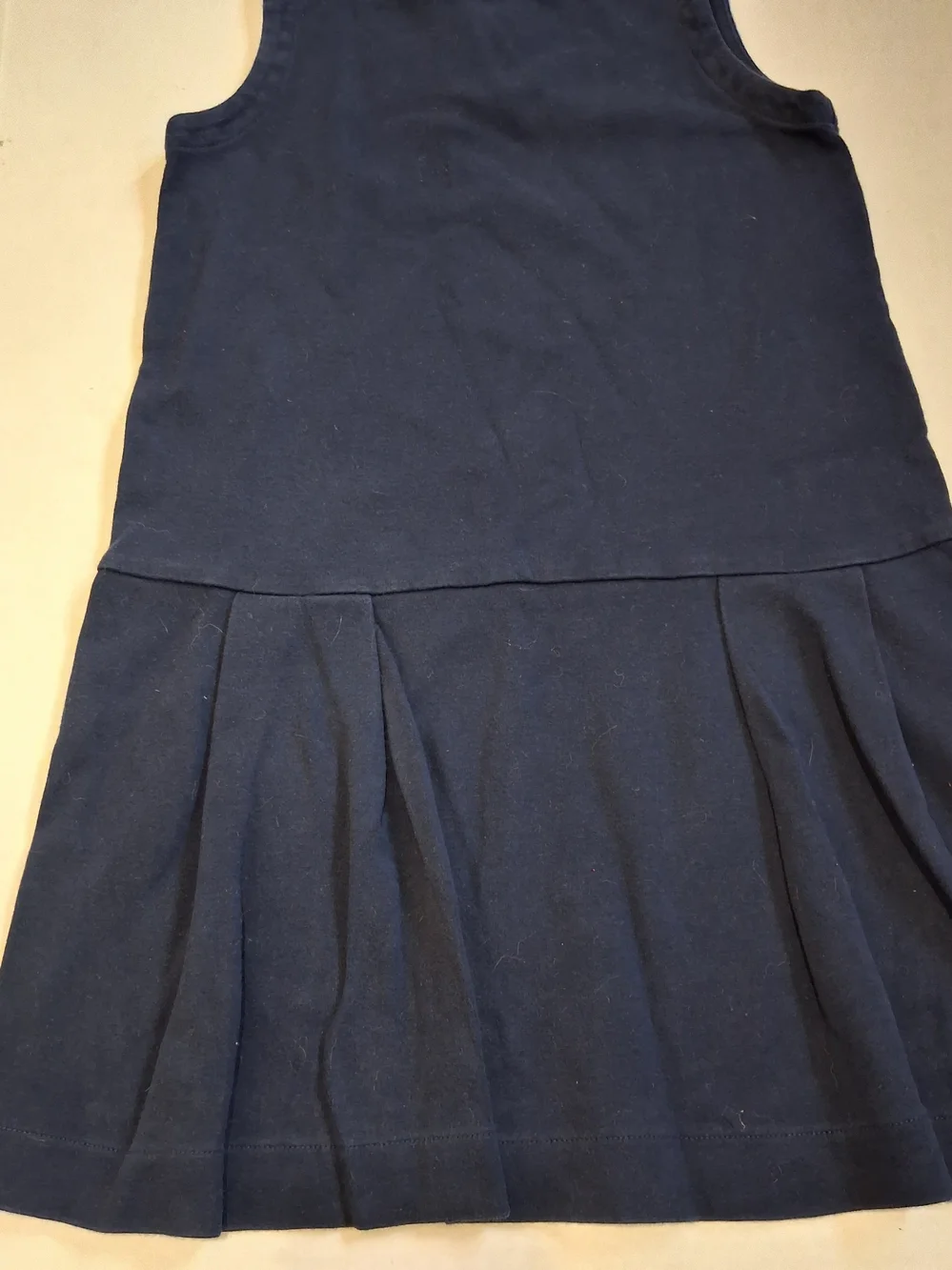 OshKosh B'gosh Girls Navy Pleated Uniform Dress Jumper 8